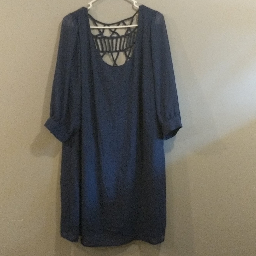 Navy Blue Dress
